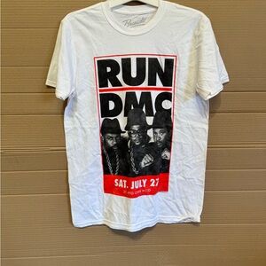 White Run DMC cotton t-shirt vintage tee